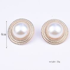 Fashion Earrings- New Gold Round Pearl Cuff Ear Clips for Women Unique Non-piercing Clip Earrings Fashion Simple Korean Jewelry Party GiftModel Number:1005002935190842 Style:Pearl clip earrings Material:Pearl Size:One Size Diameter 4cm Gift for: Girl Friend/Wife/Mom/Female Round Clip-on Pearl Earrings, Classic Pearl Clip-on Earrings For Party, Clip-on White Pearl Earrings, White Clip-on Metal Pearl Earrings, White Metal Clip-on Pearl Earrings, Pearl Clip-on Earrings, Round Clip-on Pearl Earrings For Party, Pearl Clip-on Earrings For Party, Party Clip-on Pearl Earrings