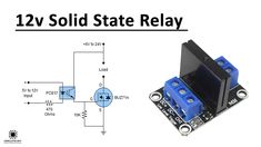 Here you will find a complete description of 12V DC Solid State Relay Electronics Project Pic Microcontroller, Voip Phone, Electric Circuit, Hobby Electronics