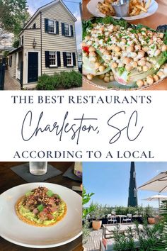 Charleston, SC Best Restaurants according to a local. Read the full post for all the best restaurants and what to order at each place! Charleston South Carolina Restaurants, Charleston Itinerary, Charleston Restaurants