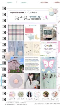 the page is filled with many different images