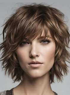 Haircuts Long Face, Flippy Hair, Shag Hair, Haircuts Long, Longer Pixie Haircut, Haircuts For Medium Length Hair, Short Hair Images