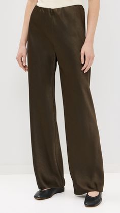 Fast Free Shipping & Free Returns on Vince Fluid Bias Pants at Shopbop. Shop new arrivals from Vince at Shopbop.com Vince Clothing, New Arrivals, Top Brands, China, Elastic, Luxury Fashion, Free Shipping, Pants, Fabric