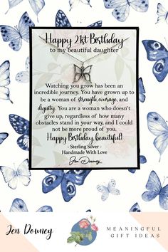 thoughtful birthday Proud Of You Quotes, Silver Butterfly Necklace, Creative Money Gifts