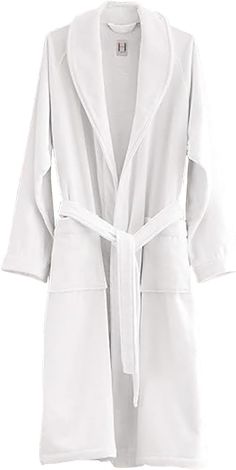 PRICES MAY VARY. HOTEL LUXURY FOR YOUR HOME: Our Shawl Collar Bathrobe with Piping is for those who want the classic hotel bathrobe. The. Perfect. Bathrobe. SOFTER WITH EVERY WASH: Wrap yourself up in this soft, fluffy robe in thick velour terry with a smart piping. With roomy sleeves and two deep pockets, you'll feel completely enveloped. FOR MEN AND WOMEN: Includes 1 Unisex Bathrobe. 100% Cotton Terry. RESPONSIBLY CRAFTED: All our products and processes are scrutinized and certified to be free Fliffy Robe, Woman’s Preppy Robe, Bath Robe For Men, Laid Back Outfits, Classic Hotel, Effortless Chic, Amazon Women, Shawl Collar, Cozy Sweaters