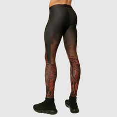 Zoelle's tattoo-inspired, invigorating compression pants for men. Designed with high-tech fabric that is durable, breathable and sweat-wicking, they boost your game with distinctive graphics that reflect your athletic style. Made to be versatile, Axel pairs easily with any article of clothing in and out of the gym, and is ready to power your every move. *Size Long recommended for 188cm/6’2” up Leggings For Men, Red Eagle, Athletic Style, Compression Pants, Pants For Men, Athletic Fashion, High Tech, Mens Pants, Gym