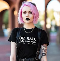 Be sad, Listen to emo music, Join the black parade <3 Designed by Poetic Betty Printed onto a super soft 100% cotton t-shirt. For sizing, please refer to the Unisex size guides pictured. UK - Size guide. XS - 3XL (100% organic cotton tee) USA - Size Guide. XS - 3XL (100% soft ringspun cotton tee) The Black Parade, Black Parade, Emo Music, Ringer Tee, Infant Tees, Large Black, Cotton T Shirt, Cotton Tee, The Black