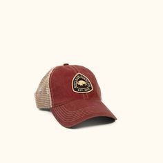 Established 2009 Trucker Hat - Red Buffalo Jackson, Home In The Woods, Vintage Trucker Hat, Canvas Hat, Vintage Trucker Hats, Guys Clothing Styles, Rugged Look, Men's Hats, Quality Hats