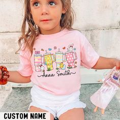 Personalized Tumbler Easter Kids NameTshirt, Custom Easter Kid Girls Toddler, Cute Kids Toddler, Easter Day Kids Gift, Custom Easter Toddler A T-shirt is a daily must-have item you should have in your wardrobe. Our designed T-shirts are quite easy for you to wear or mix with other items. Above all, it's extremely convenient and suitable for any gender. You can wear our designs anywhere you want: at home, at a gym, or hang out with friends. Our shop wants to bring you trendy, quality and cost-effective shirts. PRODUCT DETAILS: Printed in the USA Worldwide shipping Print type: DTG Material: Cotton and polyester Sizing: Depending on colors and styles Style: Classic t-shirts, hoodies, sweatshirts, tank tops, youth T-shirts, baby bodysuits, etc Can be printed on both sides The second side: + $4 Easter Toddler, Custom Easter, Toddler Easter, Personalized Tumbler, Easter Day, Girls Toddler, Personalized Tumblers, Easter Kids, Style Classic