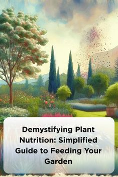 Demystifying Plant Nutrition: Simplified Guide to Feeding Your Garden Diy Fertilizer, Fruit Bearing Trees, Nutrient Deficiency, Soil Testing, Healthy Garden, Bountiful Harvest, Soil Health, Organic Fertilizer