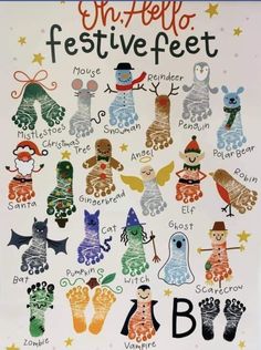 an image of a poster with different animals and words on it's front cover