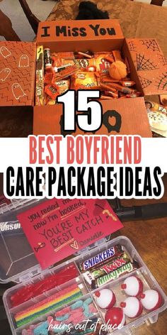 the best boyfriend care package ideas for valentine's day is in this box and it has