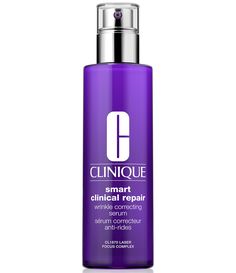 What It Is:Clinique's most advanced anti-aging serum with 9.5% peptides and 1% advanced retinoid. Helps reduce the look of wrinkles&#x2C; visibly lift&#x2C; smooth&#x2C; firm&#x2C; and boost radiance. 100% show visibly reduced lines and wrinkles.*Dermatologist developed and tested. Safe for sensitive skin. Allergy tested. 100% fragrance free.What It Does:Targets signs of aging from three separate angles.Hel Clinique Smart Clinical, Laser Focus, Clinique Skincare, Clinique Smart, Daily Sunscreen, Wrinkle Serum, Fine Wrinkles, Baking Soda Shampoo, Deep Wrinkles