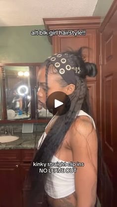 148K views · 42K reactions | PARTIE 32 | ★ quick, no leave out style with clip ins !!! side note i made the headband myself:P ★
clip ins- @ulahairr 
edge control- @iamblessedhands 
#altblackgirlhairstyle #4bhair #naturalstyles #altblackgirl #clipinsforblackgirls #clipinsfornaturalhair #kinkystraighthair #protectivestyles #naturalhair #althair | Gonellie Ketsia