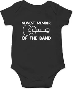 Rock And Roll Baby Gifts, Music Baby Announcement, Music Themed Baby Shower Ideas, Music Baby Shower Theme, Music Pregnancy Announcement, Hp Nursery, Baby Band Tees, Baby Aesthetics