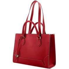 A Taste of Italy  Take this sleek look with you to work, out on the weekend, and beyond. Modern Red Bags With Interior Card Slots, Modern Red Bag With Interior Card Slots, Red Satchel With Zipper For Office, Red Satchel With Zipper Closure For Office, Red Office Satchel With Zipper Closure, Luxury Red Bag With Zipper Pocket, Formal Red Bag With Interior Card Slots, Red Double Handle Satchel For Business, Red Business Tote Satchel