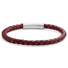 * Genuine cow leather
 * Surgical-grade stainless steel Luxury Red Leather Bracelets, Luxury Red Leather Bracelet, Modern Bracelets With Magnetic Closure As Gift, Elegant Red Leather Bracelet, Elegant Red Leather Bracelets, Modern Leather Bracelet With Magnetic Closure, Modern Red Leather Bracelet, Adjustable Red Bracelet With Leather Strap, Adjustable Red Leather Strap Bracelet