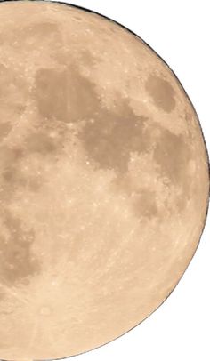 the full moon is shown with no clouds