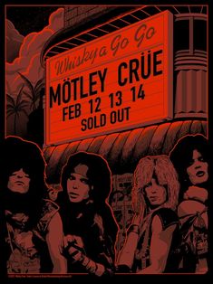 the motley crue concert poster