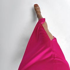 F00194725-104 Pink Long Skirt For Night Out, Pink Stretch Maxi Skirt For Party, High Waist Pink Maxi Skirt For Party, Pink Stretch Skirt For Club, Pink Club Skirt For Summer, Summer Club Maxi Skirt, Pink Stretch Long Skirt, Split Dress, Skirt Length