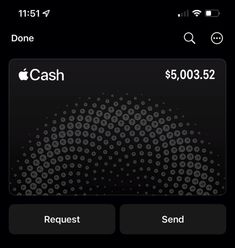 an apple pay card is shown on the iphone's screen, and it appears to be paying $ 5 00