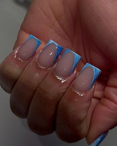 Dope Blue Nails, 23 Nails, Tiffany Blue Nails, Bad Nails, Nyc Nails