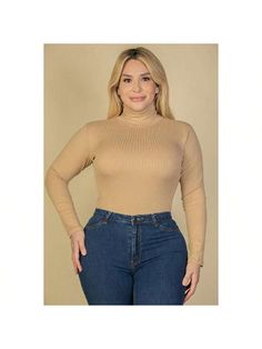 Elevate your wardrobe with our Plus Size Ribbed Turtle Neck Long Sleeve Bodysuit. Crafted from soft and lightweight, high-stretch rib knit fabric, this bodysuit offers both comfort and style for various occasions.
Key Features:
- Fabric: Soft and lightweight high-stretch rib knit
- Fit: Plus size bodysuit with a turtle neck and long sleeves for a chic look
- Color Options: Available in classic black, navy blue, and burgundy
- Sizes: Available in sizes 1X to 3X
- Design: Features a flattering rib Ribbed Stretch Bodysuit For Fall, Ribbed Turtleneck Bodysuit For Fall, Casual Turtleneck Bodysuit In Solid Color, Casual Turtleneck Bodysuit, Winter Ribbed Turtleneck Bodysuit, Winter Turtleneck Ribbed Bodysuit, Stretch Ribbed Long Sleeve Bodysuit, Stretch Ribbed Bodysuit With High Neck, Stretch Ribbed High Neck Bodysuit