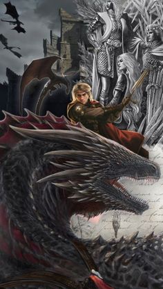 #houseofthedragon #aegontargaryen #dragon Dragon Collage, Dragon Wallpaper, Asoiaf Art, Angel Wallpaper, Avatar Aang, Aang, Your Aesthetic, Connect With People