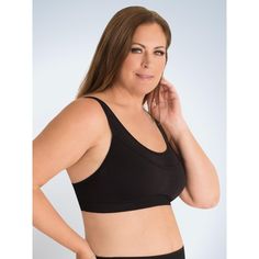 Make wireless athleisure and athletic comfort a reality with The Simone medium impact sports bra. The supportive material will hold you in while the convertible crisscross straps let you customize the level of support. Bonus: Keep small accessories safe in the front pocket. Micro-elastic Black Sports Bra, Black Nursing Bra With Light Support For Sports, Black Sports Nursing Bra With Light Support, Supportive Micro-elastic Sports Bra With Built-in Padding, Supportive Full Coverage Sports Bra, Comfortable Full Coverage Sports Bra With Built-in Bra, Comfortable Full Coverage Sports Bra With Medium Support, Full Coverage Seamless Sports Bra For Gym, Seamless Full Coverage Sports Bra For Gym