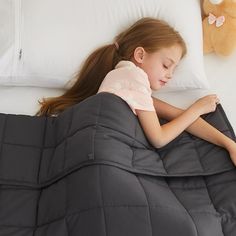 PRICES MAY VARY. 【PREMIUM MATERIAL】 - The weighted blanket is made of soft breathable microfiber material and filled with 0.8-1 mm non-toxic hypo-allergenic glass beads. This blanket could providing a cooling sensation in the summer & a breathable warmth in the winter. 【RECOMMENDED WEIGHT/SIZE】 - Please choose 7%-12% of your body weight. We recommend 48''x72'' for twin bed, 60''x80'' for queen bed. This weighted throw blanket not only can be used at sleep, but also can be used while reading, rel Weighted Blanket For Kids, Small Blanket, Bed Blankets, Heavy Blanket, Thick Blanket, Blanket Bed, Small Blankets, Comfort Blanket, Feeling Hot