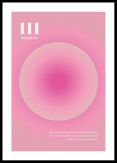 a pink poster with the number 11 on it's front and bottom corner in black frame