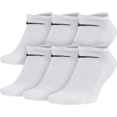 PRICES MAY VARY. Reinforced heel and toe for enhanced durability in high-wear areas Rib cuffs for a snug, comfortable fit Arch support for a secure fit Please click on Size Chart link for men's and women's sizing Nike Socks Ankle, Socks Nike, Darkest Black Color, Socks Ankle, Show White, Nike Socks, Mens Compression, Black Socks, Athletic Socks