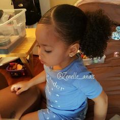 Craving more? Like what you see? ➡@Pinterest Queen♚fσℓℓσω мє fσя мσяє ρσρριи ριиѕ ❥ Kids Curly Hairstyles, Kid Braid Styles, Toddler Hairstyles Girl, Natural Hairstyles For Kids, Girls Natural Hairstyles