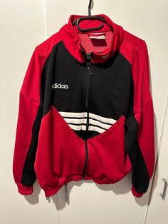 Adidas Windbreaker Jacket Size M  Retro Vintage Track JACKET Good condition! Good condition! falls like M! Fits like M! Retro Long Sleeve Hooded Jacket For Fall, Retro Hooded Jacket With Pockets And Long Sleeves, Retro Long Sleeve Hooded Jacket With Pockets, Retro Long Sleeve Track Jacket For Winter, 90s Style Long Sleeve Track Jacket For Outdoor, Retro Hooded Jacket For Fall Streetwear, Vintage Long Sleeve Windbreaker For Streetwear, 90s Style Long Sleeve Windbreaker For Fall, 90s Style Long Sleeve Outdoor Outerwear