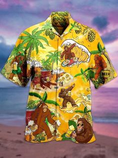 Hawaiian Shirt Description
: 
Every order is
hand-crafted
specifically for you.
Printed using a customized sublimation process to ensure
lasting, vibrant colors and quality
.
Item Material
: 30% Cotton, 70% Polyester. This is the best fabric material for 3D printing. Other fabric material can not be printed like this but printed as a decal.
Our Hawaiian Shirt will round your
flowery, summery look off nicely, underlines your fresh style
.
Many colors provided, suitable for all ages to wear. Goo Funny Short Sleeve Vacation Shirt, Funny Printed Short Sleeve Shirt, Funny Custom Print Summer Shirt, Funny Custom Print Shirt For Summer, Summer Novelty Shirt With Graphic Print, Novelty Graphic Print Shirt For Summer, Funny Cotton Shirt For Vacation, Father's Day Casual Shirt With Custom Print, Father's Day Casual Pre-shrunk Shirt