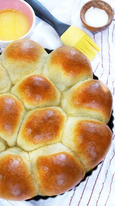 the buns have been made into a ball and it is ready to be eaten