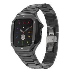 Apple Watch Black Steel case & band - Gold & Cherry Apple Watch Black, Apple Watch Stainless Steel, Apple Watch 1, Apple Watch Ultra, Apple Watch Case, Watch Ultra, Apple Watch Series 3, Apple Watch Series 1, Silicon Bands