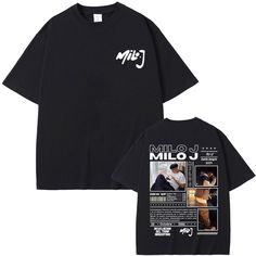 Rapper Milo J 111 Album Graphic T Shirt Men Women Hip Hop Fashion Oversized Short Sleeve Tshirt Milo J, Fashion Oversized, Hip Hop Fashion, T Shirt Men, Shirt Men, Pure Cotton, Cotton Tshirt, Graphic T Shirt, Hip Hop