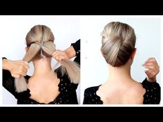 Hair Updos Easy Videos, Self Updos Easy, Hair Updos For Medium Hair Tutorial, Simple Updo Hairstyles For Long Hair, Easy Updo Tutorial Videos, Long Hair Diy Updo Easy, Over 40 Updo Hairstyles, Diy Hair Updos For Short Hair, 5 Minute Hairstyles Short