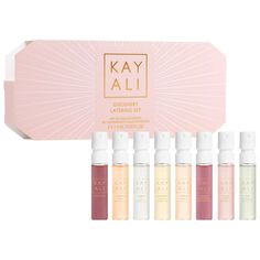 Kayali Discovery Set Pistachio Gelato, Perfume Collection Fragrance, Sephora Beauty, Perfume Scents, Pink Pepper, Fragrance Spray, Beauty Inside, Body Skin Care Routine, Signature Scent