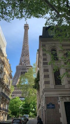 the eiffel tower towering over other tall buildings