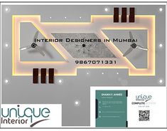 an advertisement for interior designers in mumbai, designed by unique interiors and design studio ltd