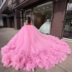 Pink Off The Shoulder Ball Gown Quinceanera Dress For Girls Appliques Tassel Sweet 16 Birthday Party Fashion Design Books, Girls Applique, Sweet 16 Birthday Party, Quinceanera Dress, 16th Birthday Party, Dress For Girls, Sweet 16 Birthday, 16th Birthday, Party Gowns