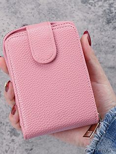 BagForLove - Embossed Litchi Small Wallet: Sleek Credit Card Holder with Zippered Coin Purse - Premium Pu Leather Product Description Color Pink Pattern Type Plain Material PU Leather Details Pictures Similar Products h2 { text-align: center; } /* æ¢è¡ */ li{ white-space: normal; word-break: break-all; word-wrap: break-word; } .red-box { width: 100%; display: flex; flex-direction: row; flex-wrap: wrap; justify-content: center; } .red-box > div { width: 190px; height: 250px; margin: 10px; } .re Compact Coin Purse With Card Slots, Daily Use Card Holder With Zipper Closure, Casual Pink Wallet With Zipper Closure, Pink Rfid Blocking Bags, Pink Rfid Blocking Wallet, Casual Pink Wallet With Card Slots, Casual Pink Wallets With Card Slots, Casual Pink Rectangular Wallet, Casual Wallet For Gift