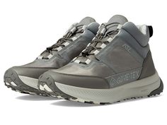 Get off the beaten path by wearing Clarks® ATL Trail Up footwear for men. Textile and synthetic upper. Textile lining. Removable textile insole. Cleated Mimic Grip™ technology engineered to deliver multi-directional traction. Round toe. Lace closure. Padded collar. Rear pull-tab. Durable Rock™ rubber outsole. Imported. Product measurements were taken using size 9, width D - Medium. Please note that measurements may vary by size. Weight of footwear is based on a single item, not a pair. Measureme Mens Clarks, Men's Clarks, Footwear For Men, Shoes Grey, Sneakers Athletic, Off The Beaten Path, Lace Closure, Brooks Sneaker, Gore Tex