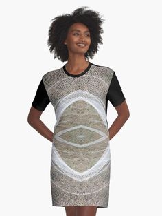 "Vineyard Net Abstract 1" Graphic T-Shirt Dress for Sale by MagpieSprings | Redbubble