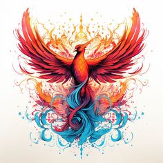 Phoenix Tattoo - The Symbol of Rebirth Jean Grey Phoenix Tattoo, Purple Phoenix Tattoo, Pheonix Tattoo For Women On Thigh, Phoenix Lotus Tattoo, Phoenix Tattoo Color, Watercolor Phoenix Tattoo, Rising Phoenix Tattoo