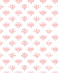 an abstract pink and white background with fan shapes