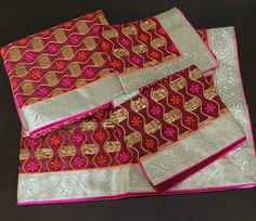 SHRI RUMALA SAHIB JI This is a beautiful handcrafted 4pc Set.   2 Pcs Rumala Sahib - 50x44 inches 2 Pcs Palkan - 20x20 inches They are made in silk with beautiful sequins embroidery in the middle, and embellished with gota on the sides. These are used to cover Shri Guru Granth Sahib ji. Pink Chanderi Sherwani For Wedding, Wedding Kurta With Gota Work In Jamawar, Chanderi Cutdana Sherwani For Wedding, Traditional Jamawar Sets With Gota Work, Traditional Sherwani With Gota Work For Eid, Festive Silk Thread Sets For Traditional Ceremonies, Wedding Sherwani With Gota Work In Raw Silk, Traditional Wedding Sets With Gota Work, Chanderi Sherwani With Zari Work For Traditional Ceremonies