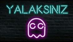 a neon sign that says yalakksnez on it