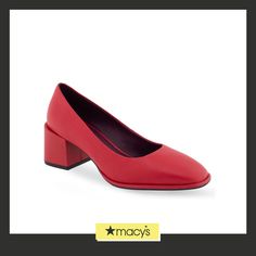 in stock Modern Red Heels With Removable Insole, Red Almond Toe Court Shoes For Work, Red Heels With Removable Insole For Office, Red Closed Toe Heels For Work, Red Leather Court Shoes, Medium Width, Red Leather Court Shoes Medium Width, Red Leather Court Shoes, Red Heels For Office, Modern Red Almond Toe Heels